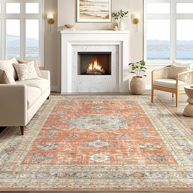 cotiled 6x9 Area Rug for Living Room, Traditional, Dining Room, and Home Office - Image 5