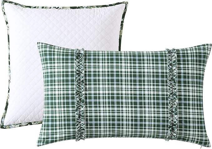 Laura Ashley - King Comforter Set, Soft & Reversible Cotton Bedding, Medium - Image 11