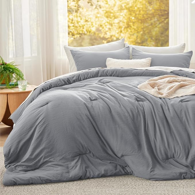 Bedsure Super King Plus Comforter Set, 3 Pieces GentleSoft™ Bed Set, 1 - Image 2