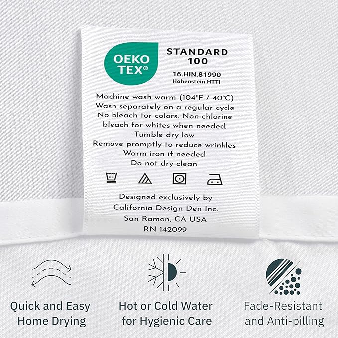 California Design Den Cal King Cotton Sheets - Luxury 800 Thread Count, 100% Cotton Sateen Bedding - Deep Pocket California King Sheet Set - Lavender