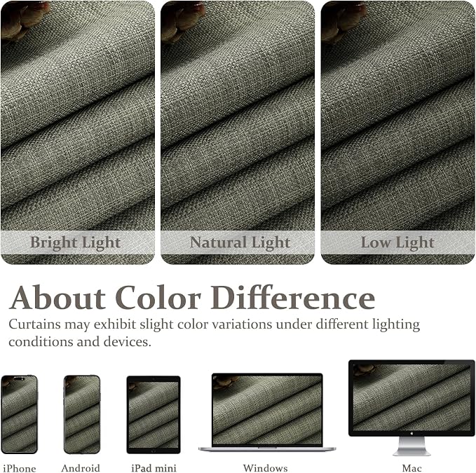 Memory Trained Pinch Pleated Blackout Linen Blend Dual Layer 78 Inches Curtains - Image 10