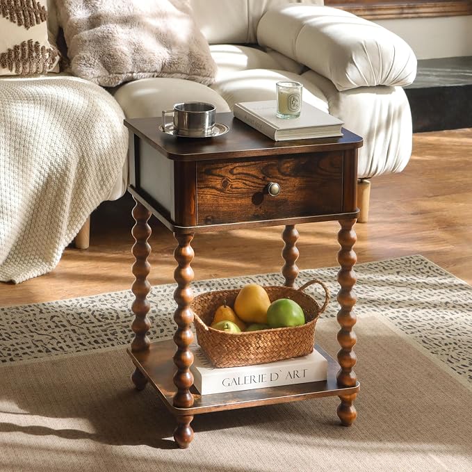AWASEN Nightstand, Mid Century Modern Night Stand - Image 5
