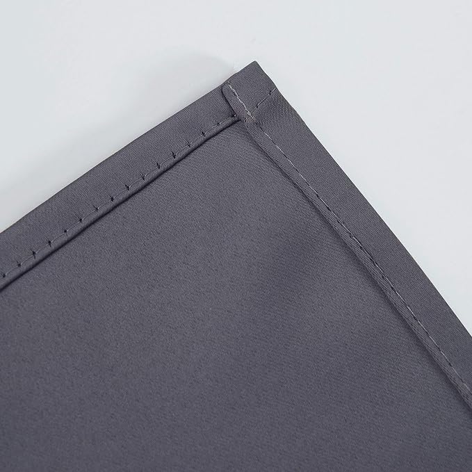 Grey Thermal Blackout Curtains/52 x 95 Inch/Set of 2 Panels Room Darkening - Image 8