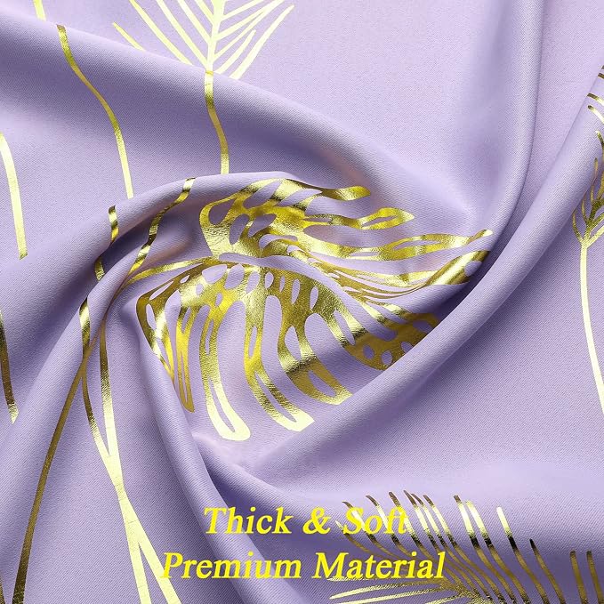 Lilac Blackout Curtains 84 Inches Long - Image 5