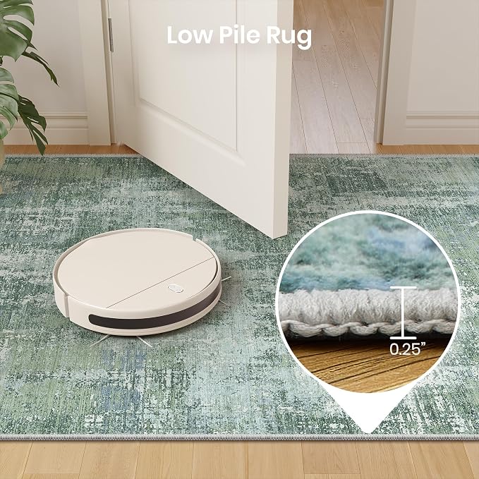 9x12 Area Rug, Abstract Washable Rugs - Image 7
