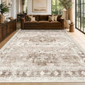 Washable Farmhouse Living Room Rug, 9x12 Area Rugs by HazoHaus