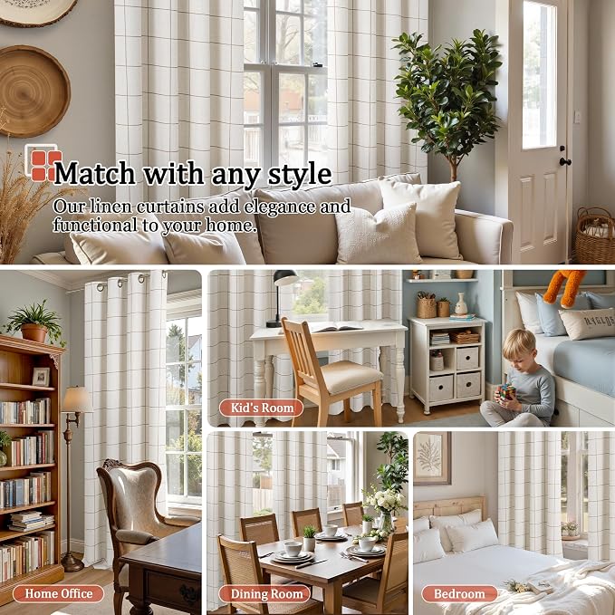 Linen Blackout Curtains - Image 4