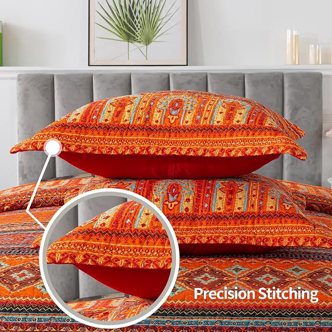 VAPUTAR Cotton Quilt King Size Bedding Set - Image 5