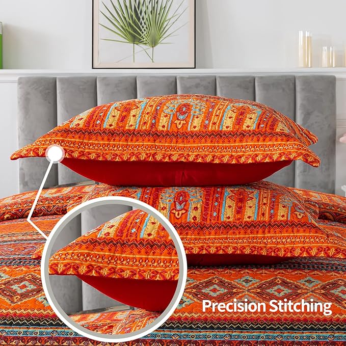 VAPUTAR Cotton Quilt Queen Size Bedding Set - Image 5