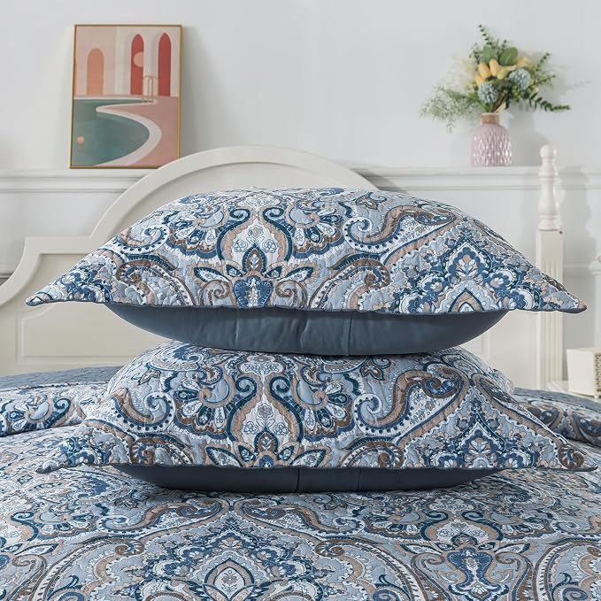 Etwel Lightweight Cotton Queen Size Quilt Set - Image 6