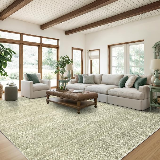 9x12 Area Rug Non Slip, Large Washable Rugs - Image 4