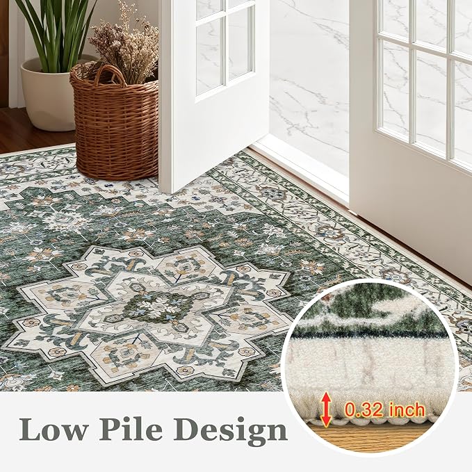 10x12 Area Rugs Living Room: Washable Rug - Image 9