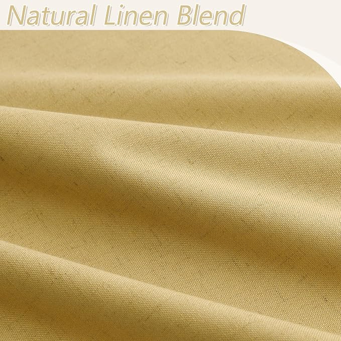 100% Blackout Curtains 63 Inch Length 2 Panels Set - Image 3