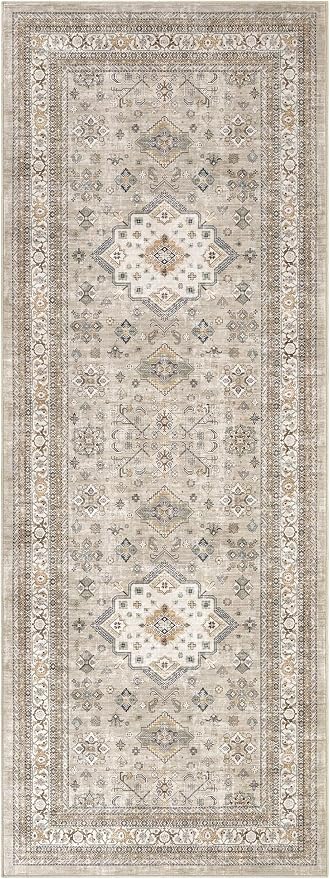 cotiled 3x8 Hallway Runner Rug for Entryway, Non-Slip Vintage, and Laundry Room - Image 9