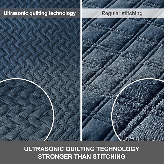 Hansleep Navy Quilt King Size - Image 5