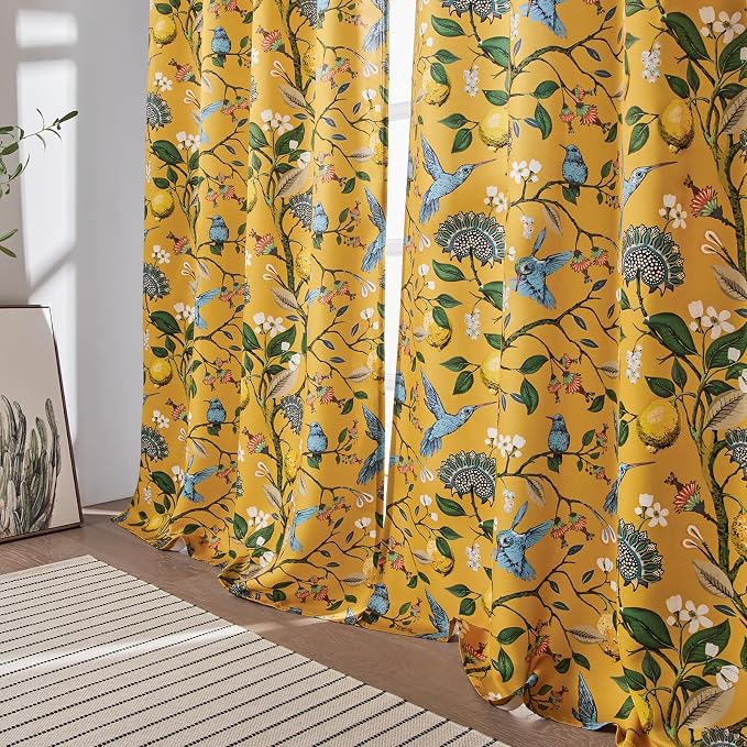 Topfinel 90 Inches Long Curtains & Drapes 2 Panels, Unique Nature Luxury - Image 8