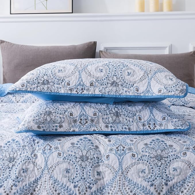 Etwel Lightweight Cotton Queen Size Quilt Set - Image 6
