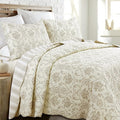 Cozy Line Home Fashions French Medallion 100% Cotton Bedding Quilt Set by CozyLineHomeFashions
