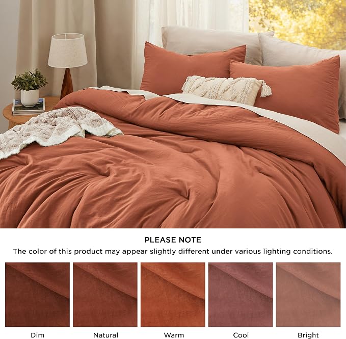 Bedsure Queen Comforter Set, 3 Pieces GentleSoft™ Bed Set, 1 Lightweight - Image 7