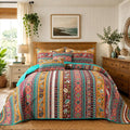 VAPUTAR 100% Cotton Face Quilt King Size, Exquisite King Quilt Bedding Set | by VAPUTAR