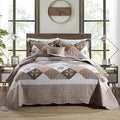 Etwel Lightweight Patchwork Queen Size Quilt Set by Unknown