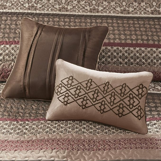 Madison Park King Quilt Bedding Set, Reversible Quilted Bedspread Set, - Image 13