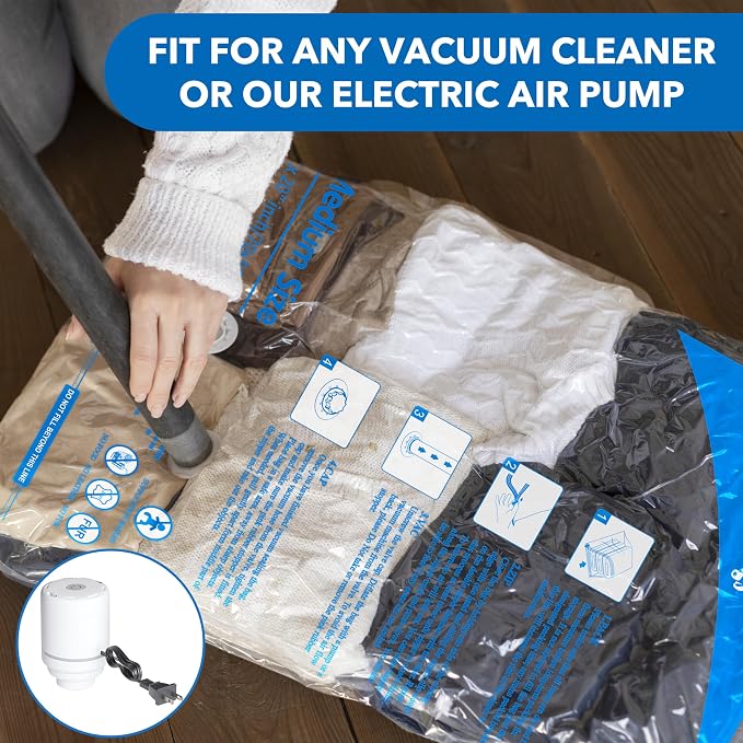 Vacuum Seal Bags for Clothing Travel & Home Storage, travel vacuum bags - Image 5