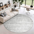 Round Rugs 6ft, Circle Washable Area Rugs by Valenrug
