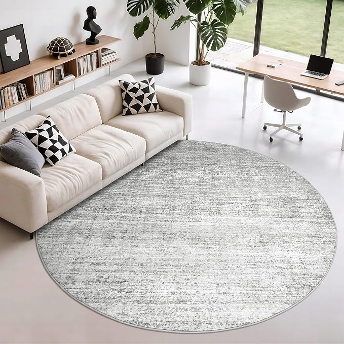 Round Rugs 6ft, Circle Washable Area Rugs - Image 4