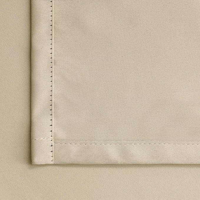 BGment Beige Kitchen Window Curtains 30 Inches Long - Image 4