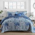 Etwel Cotton Patchwork King Size Quilt Set by Unknown