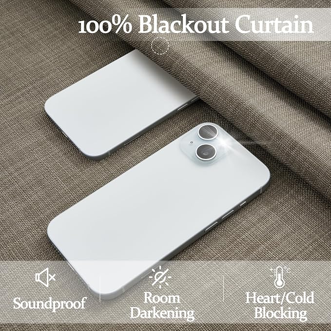 Pinch Pleated Blackout Curtains 96 Inches Long - Image 3