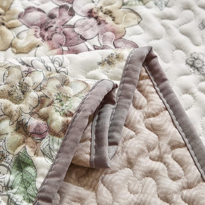 Flysheep 3 Pieces Quilt Set King Size, Soft Microfiber Lightweight Bed Cover - Image 7