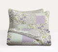 Chezmoi Collection Daisy 2-Piece Printed Patchwork Quilt Set by ChezmoiCollection