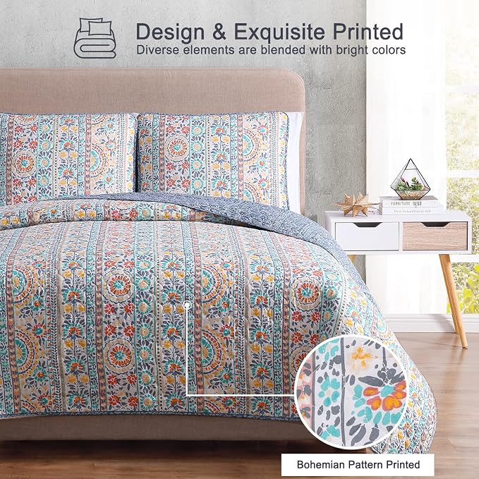 Quilts for Full/Queen Bed Bedspreads Soft Bed Summer Lightweight Bedspread - Image 2