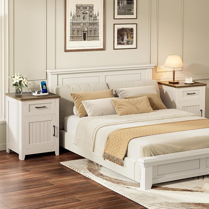 Decofy Farmhouse Nightstand - Image 7