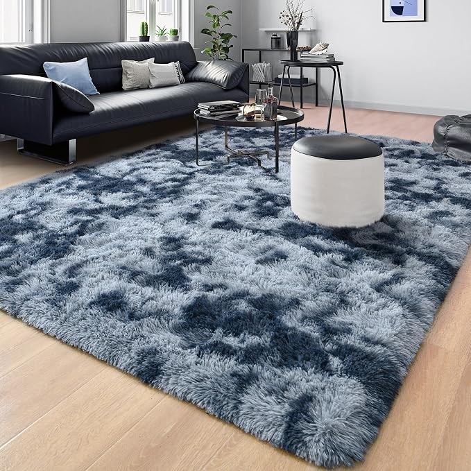 Fluffy Large Rugs for Living Room, Area Rug 6x9 Soft Carpet for Bedroom - Image 8
