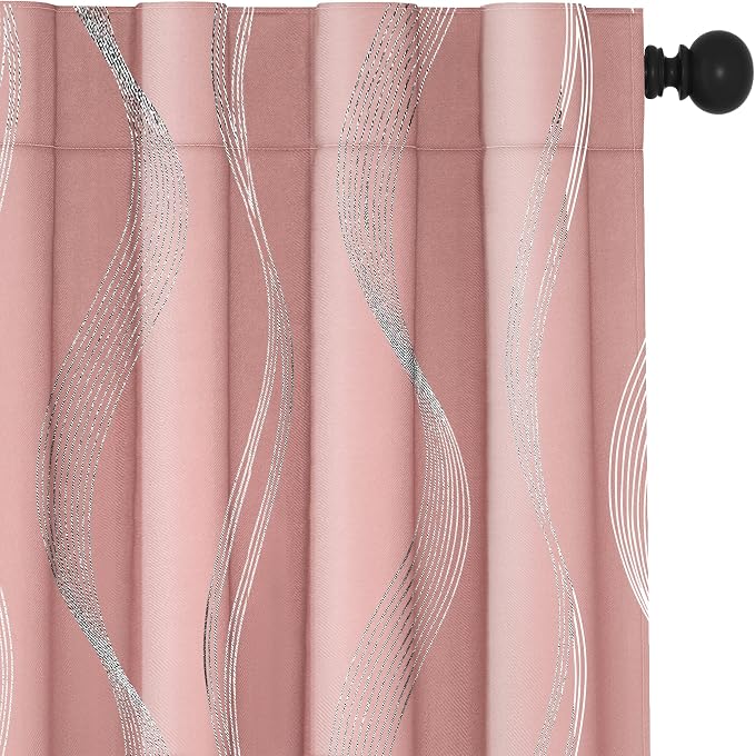 Deconovo Blackout Back Tab Curtains by Unknown