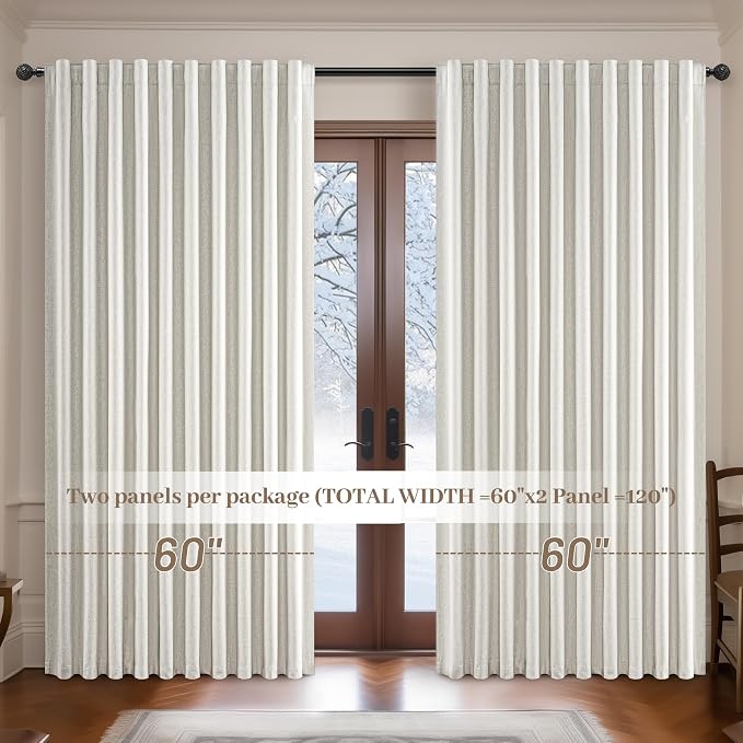 Birch Extra Wide 60 Inch Total 120" Blackout Crtains - Image 8