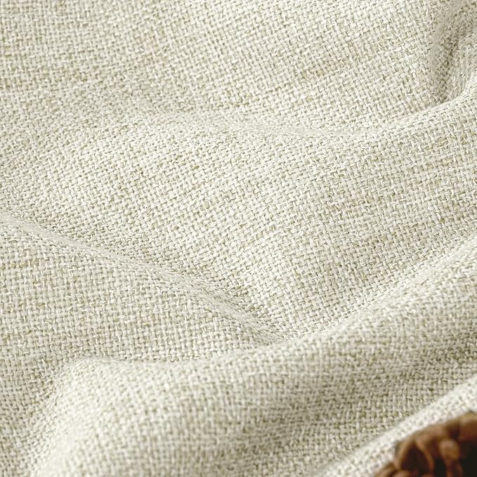 Natural Linen Blackout Curtains - Image 4