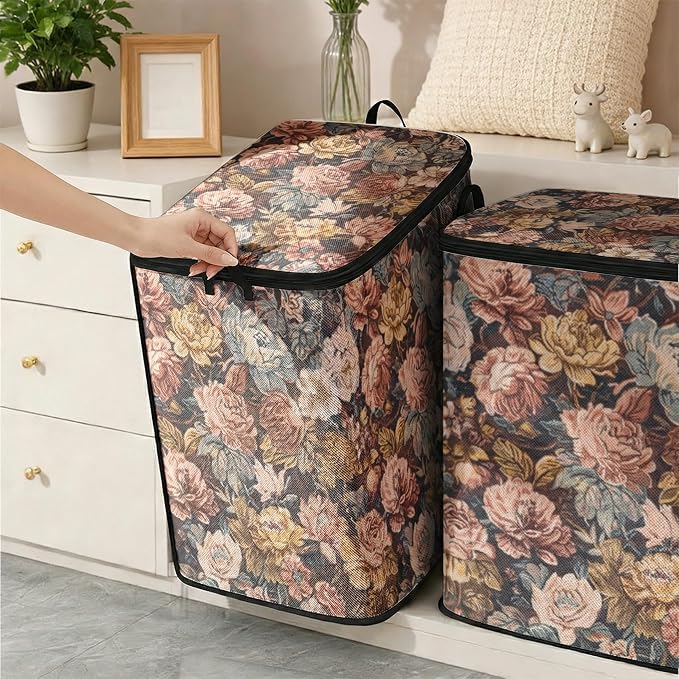 2pcs blanket storage bag for under bed, closet organizers 95L | clothing - Image 6