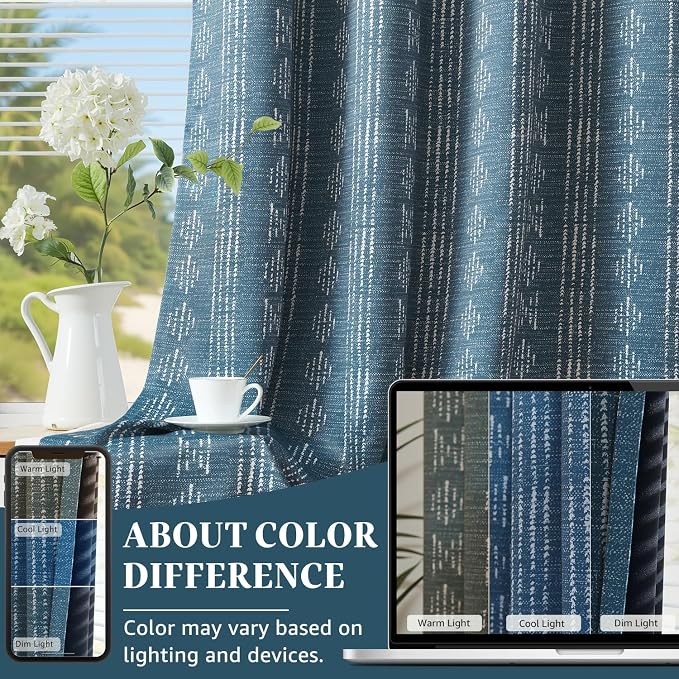 jinchan Boho Blackout Curtains 90 Inches Long - Image 6