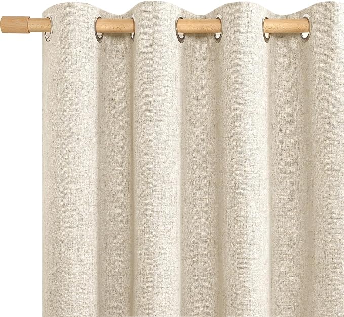 YoungsTex Linen Short Blackout Curtains - Image 6
