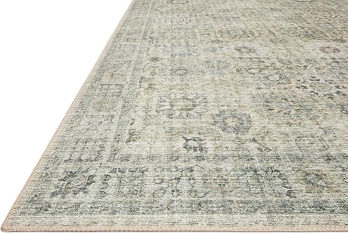 Loloi II Skye Collection SKY-14 Natural/Sage 3'-6" x 5'-6" Accent Rug