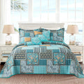 VAPUTAR Oversized King Quilt Bedding Set, Cotton California King Bedspreads | by VAPUTAR