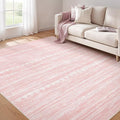 Nakagishi Boho 5x7 Pink Area Rug Living Room Rugs Machine Washable | Soft by NakagishiAreaRug
