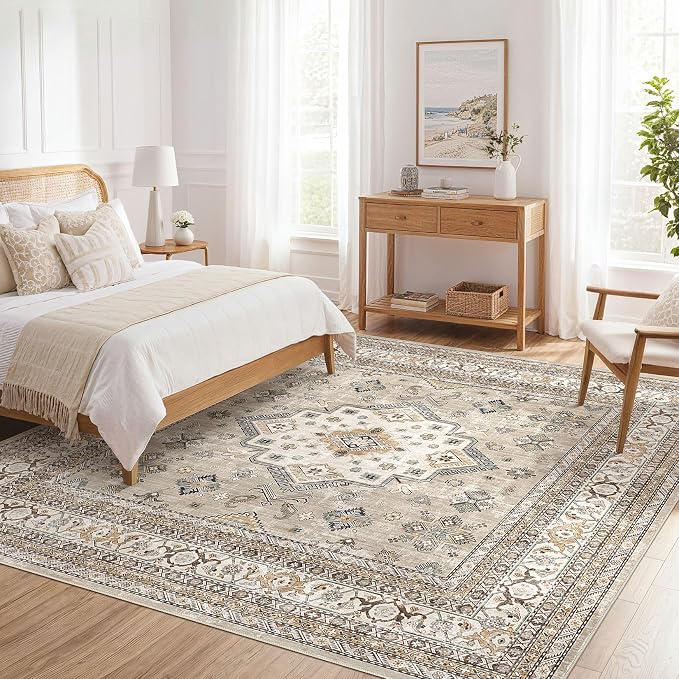 cotiled 9x9 Area Rug for Living Room, Traditional, Dining Room, and Home Office - Image 7