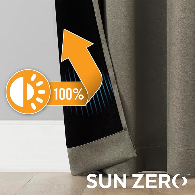 Sun Zero Nordic 2-Pack Theater Grade Noise Reducing Extreme 100% Blackout - Image 4