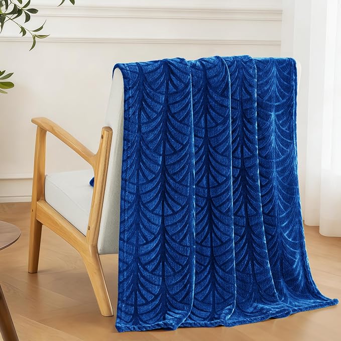 Whale Flotilla Soft Flannel Fleece Throw Blanket - Image 2