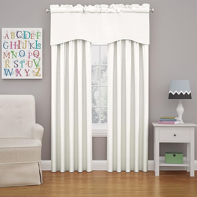 ECLIPSE Kendall Modern Blackout Thermal Rod Pocket Window Curtain - Image 2